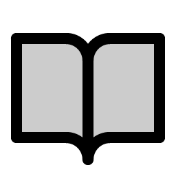 book open duotone icon
