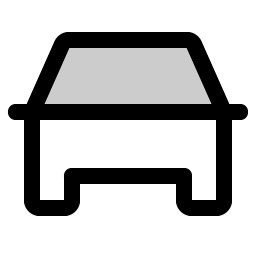 car simple duotone icon