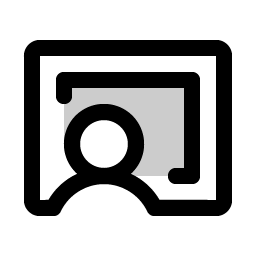 chalkboard teacher duotone icon