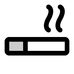cigarette duotone icon