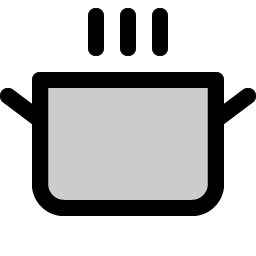 cooking pot duotone icon