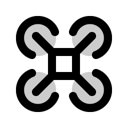 drone duotone icon