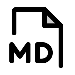 file md duotone icon