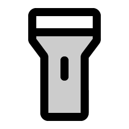 flashlight duotone icon