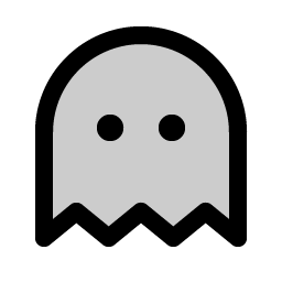 ghost duotone icon