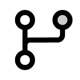 git branch duotone icon