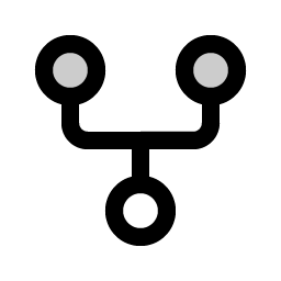 git fork duotone icon