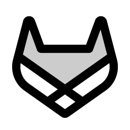 gitlab logo duotone icon