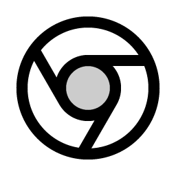 google chrome logo duotone icon