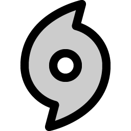 hurricane duotone icon