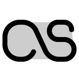 lastfm logo duotone icon