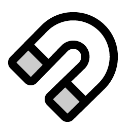 magnet duotone icon