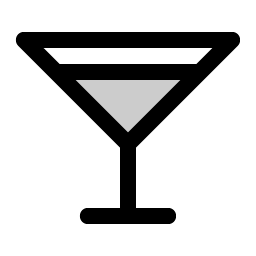 martini duotone icon