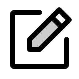 note pencil duotone icon