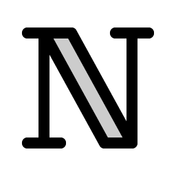 notion logo duotone icon