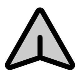 paper plane duotone icon