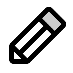 pencil duotone icon