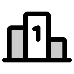 ranking duotone icon