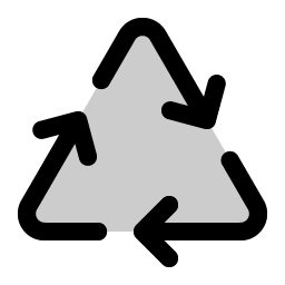 recycle duotone icon