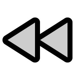 rewind duotone icon