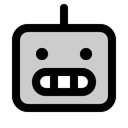 robot duotone icon