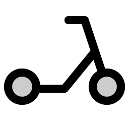 scooter duotone icon