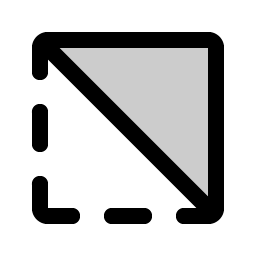 selection inverse duotone icon