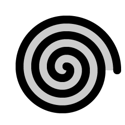spiral duotone icon