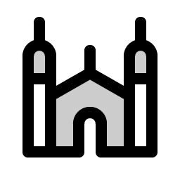 synagogue duotone icon