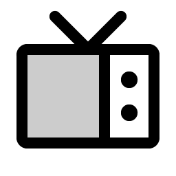 television duotone icon