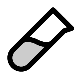 test tube duotone icon