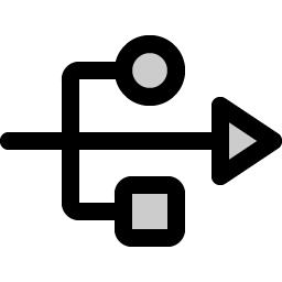 usb duotone icon