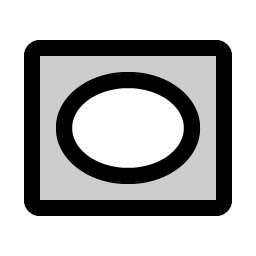 vignette duotone icon