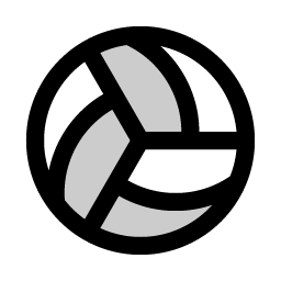 volleyball duotone icon