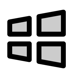 windows logo duotone icon