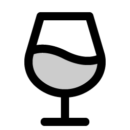 wine duotone icon