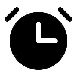 alarm fill icon