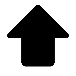 arrow fat up fill icon