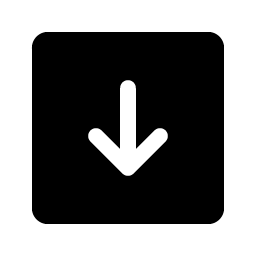arrow square down fill icon