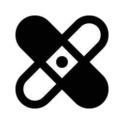 bandaids fill icon