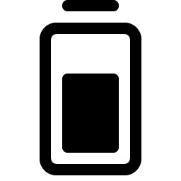 battery vertical high fill icon