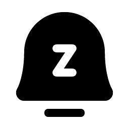 bell simple z fill icon