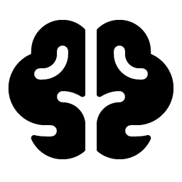 brain fill icon