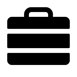 briefcase metal fill icon