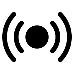 broadcast fill icon