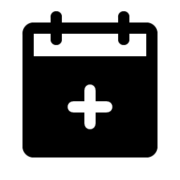 calendar plus fill icon