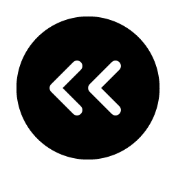 caret circle double left fill icon