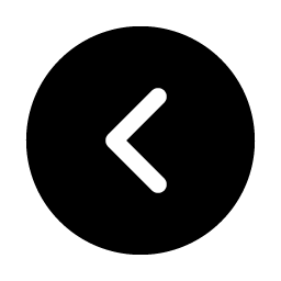 caret circle left fill icon