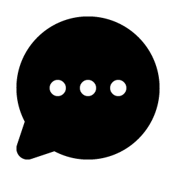 chat circle dots fill icon