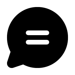 chat circle text fill icon